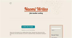 Desktop Screenshot of naomiwrites.com